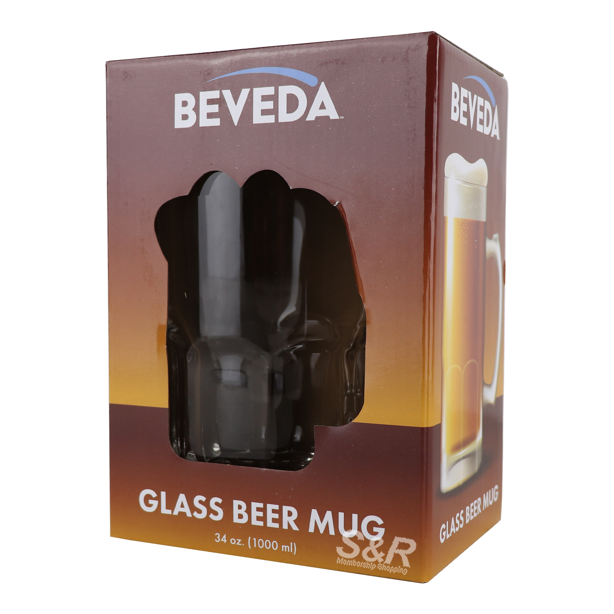 Beveda Glass Beer Mug 1L Beveda Glass Beer Mug 1L